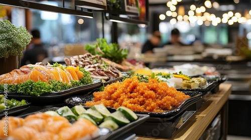 Foodcourts with global brands, international dishes, vibrant atmosphere, diverse dining experiences.