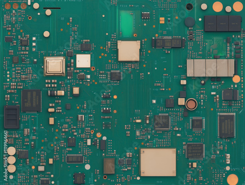 Understanding the Importance of a Computer's Circuit Board: The Essential Component for Connecting and Coordinating Internal Functions and Communication photo