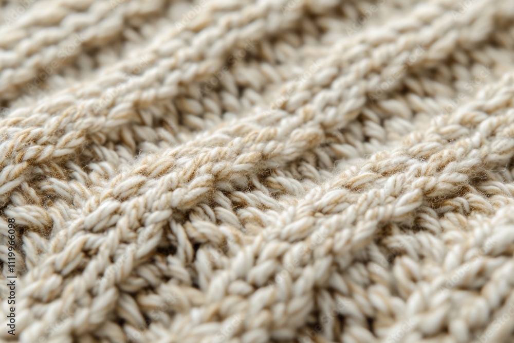 Beige Knit Fabric Texture with Reverse Stockinette Stitch Pattern Beige Knit Fabric Texture with Reverse Stockinette Stitch Pattern