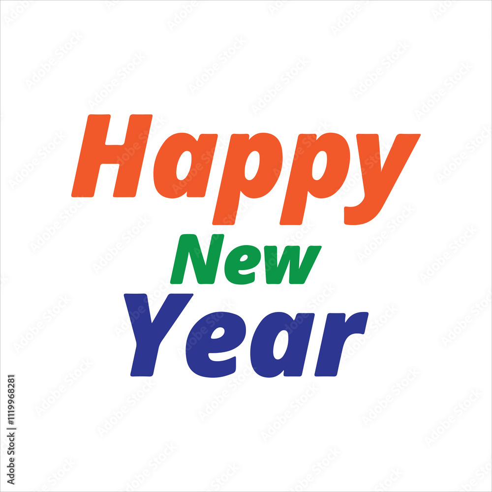 Happy New Year 2025 silhouette vector icon design whit a white background. Happy New Year 2025 silhouette vector icon design whit a white background.