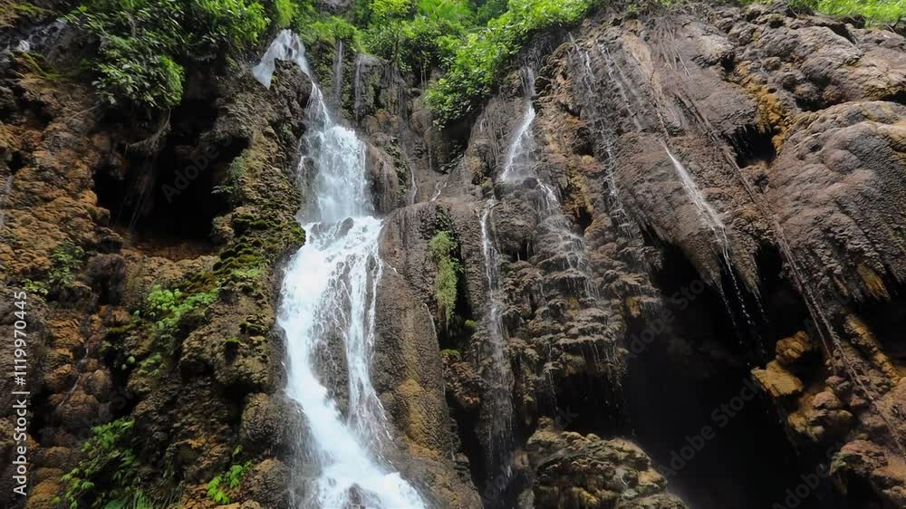Breathtaking view of Tumpak Sewu waterfall in Java island Indonesia Breathtaking view of Tumpak Sewu waterfall in Java island Indonesia