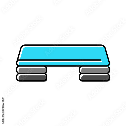 tracker fitness tool color icon vector. tracker fitness tool sign. isolated symbol illustration