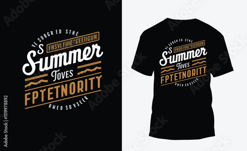 SUMMER VACATION T-SHIRT DESIGN
