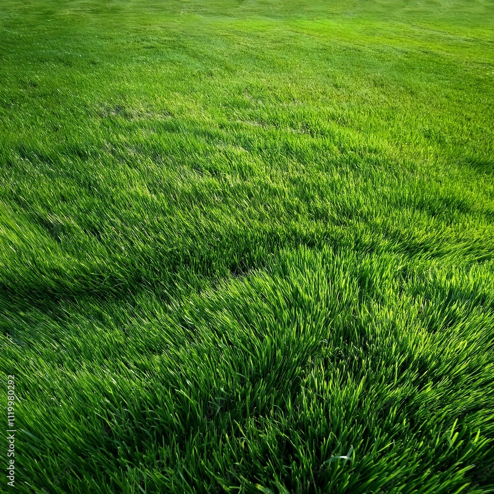Obraz premium the texture of green grass field