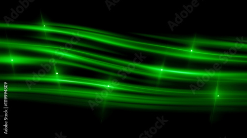 Green horizontal lines of black with lens flare