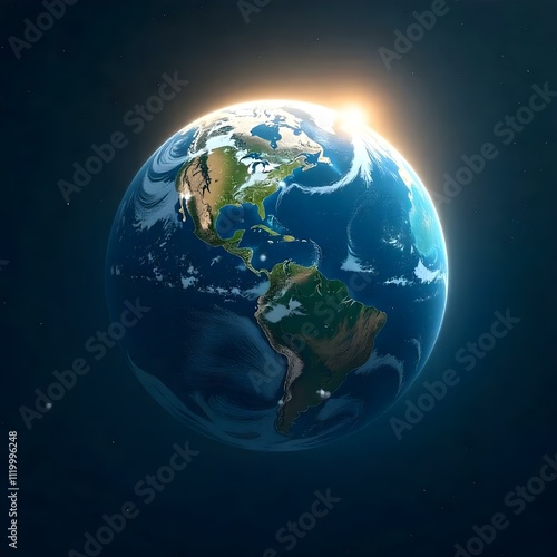 earth in space