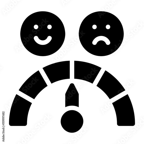 satisfaction glyph icon