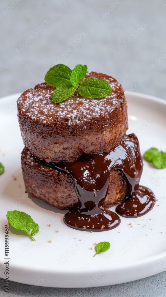 Indulgent chocolate lava cake steakhouse dessert menu mouthwatering treats elegant setting close-up view tempting flavors Indulgent chocolate lava cake steakhouse dessert menu mouthwatering treats elegant setting close-up view tempting flavors