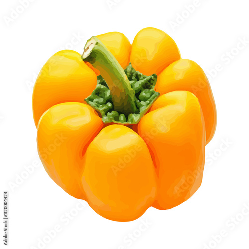 Realistic illustration of fresh fruit on a white background