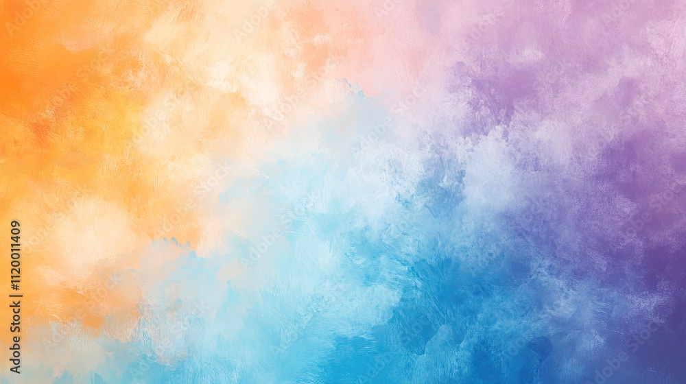 Blurred gradient background with soft blue, orange, and purple colors for a creative design banner template Blurred gradient background with soft blue, orange, and purple colors for a creative design banner template