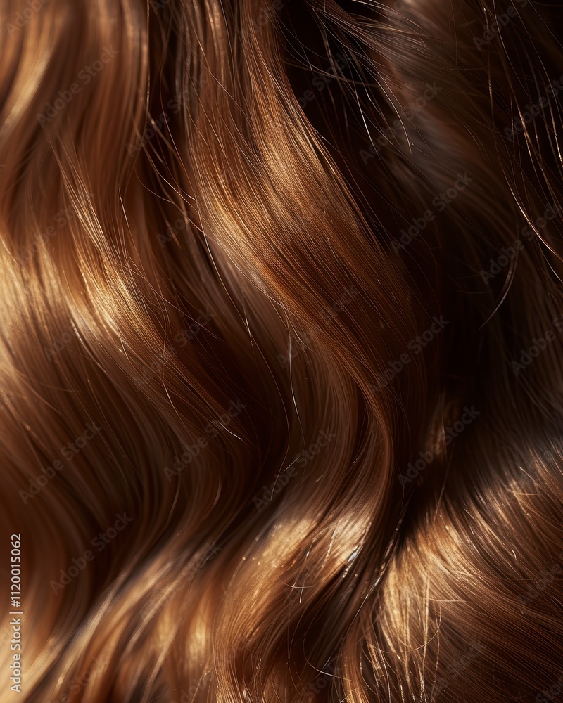 Luxurious Shiny Brown Hair Texture Background Luxurious Shiny Brown Hair Texture Background
