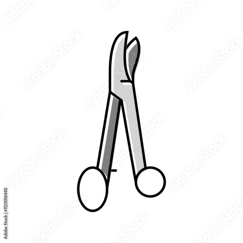 medical bandage roll fracture injury color icon vector. medical bandage roll fracture injury sign. isolated symbol illustration