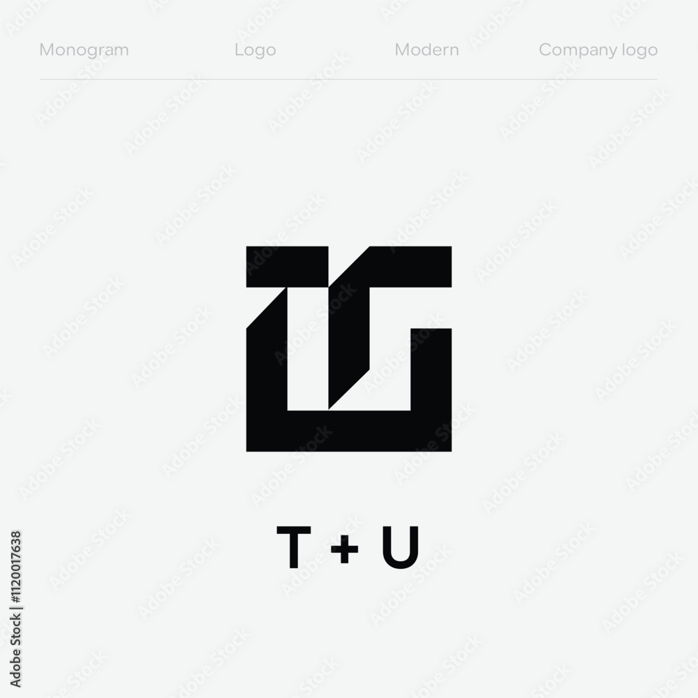 TU UT Letter Initial Logo Design Template. Monogram logo combining the letters T and U. Modern and minimalist logo concept suitable for businesses and companies. TU UT Letter Initial Logo Design Template. Monogram logo combining the letters T and U. Modern and minimalist logo concept suitable for businesses and companies.