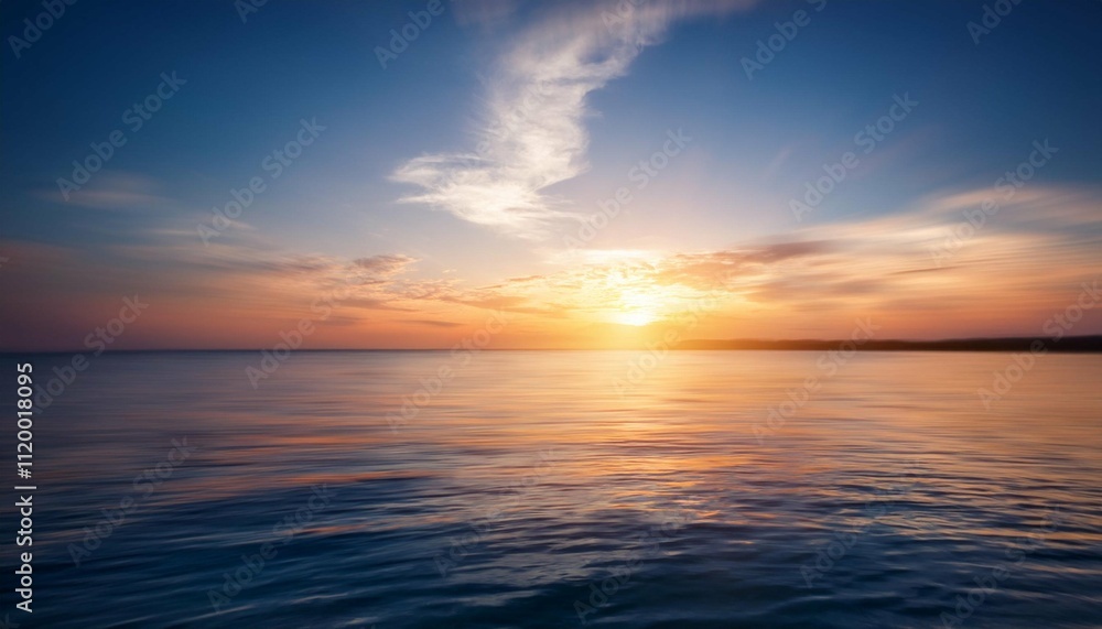 blurred sunset sky and ocean nature background blurred sunset sky and ocean nature background