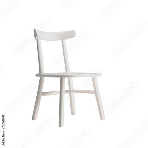 Chair transparent background room decoration material
