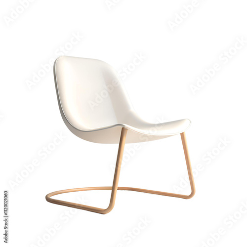 Chair transparent background room decoration material
