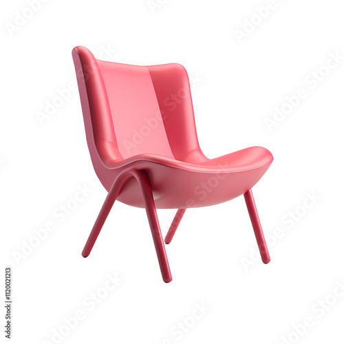 Chair transparent background room decoration material
