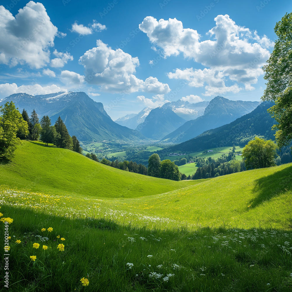 landscape with grass landscape with grass