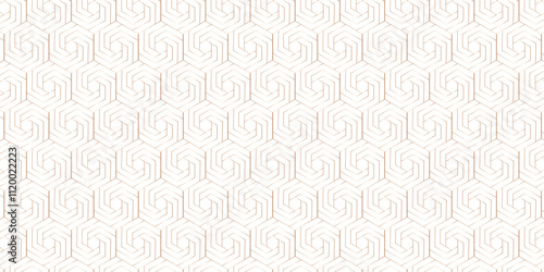 Abstract golden linear graphic ornament. arabian Stylish Seamless pattern on white background. Creative design. Design for book, notebook and calendar covers. high quality textile design, vector .	
