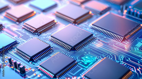 Circuit components meticulously arranged on a development board, showcasing innovation and precision in electronic engineering, where every element plays a crucial role in creating functional technolo