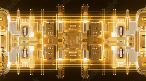 Circuit components meticulously arranged on a development board, showcasing innovation and precision in electronic engineering, where every element plays a crucial role in creating functional technolo