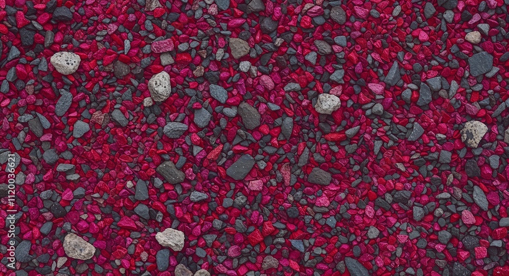 Fototapeta premium Rock Gravel on Magenta background design