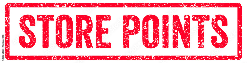 Store Points Stamp Transparent Seal, Red Grunge Store Points Word Rubber Stamp Seal Store Points Stamp Transparent Seal, Red Grunge Store Points Word Rubber Stamp Seal