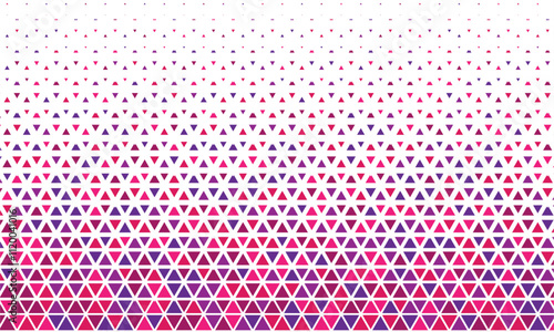 Abstract Geometric Technology Background Vector Triangle Halftone Pattern. Triangular Half Tone Texture. Minimal Style Dynamic Technology Wallpaper which is currently popular