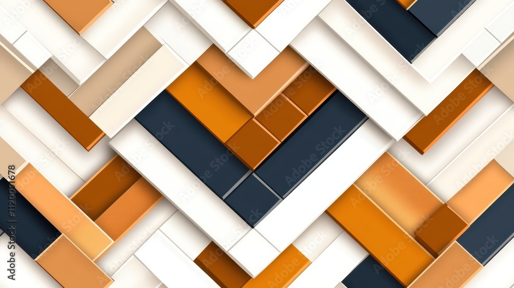 Abstract Geometric Background with Layers of Cream, Brown, and Blue Tones Abstract Geometric Background with Layers of Cream, Brown, and Blue Tones