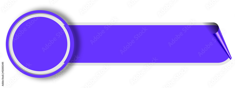 Deep Azure Ribbon Label Graphic Design Element Deep Azure Ribbon Label Graphic Design Element