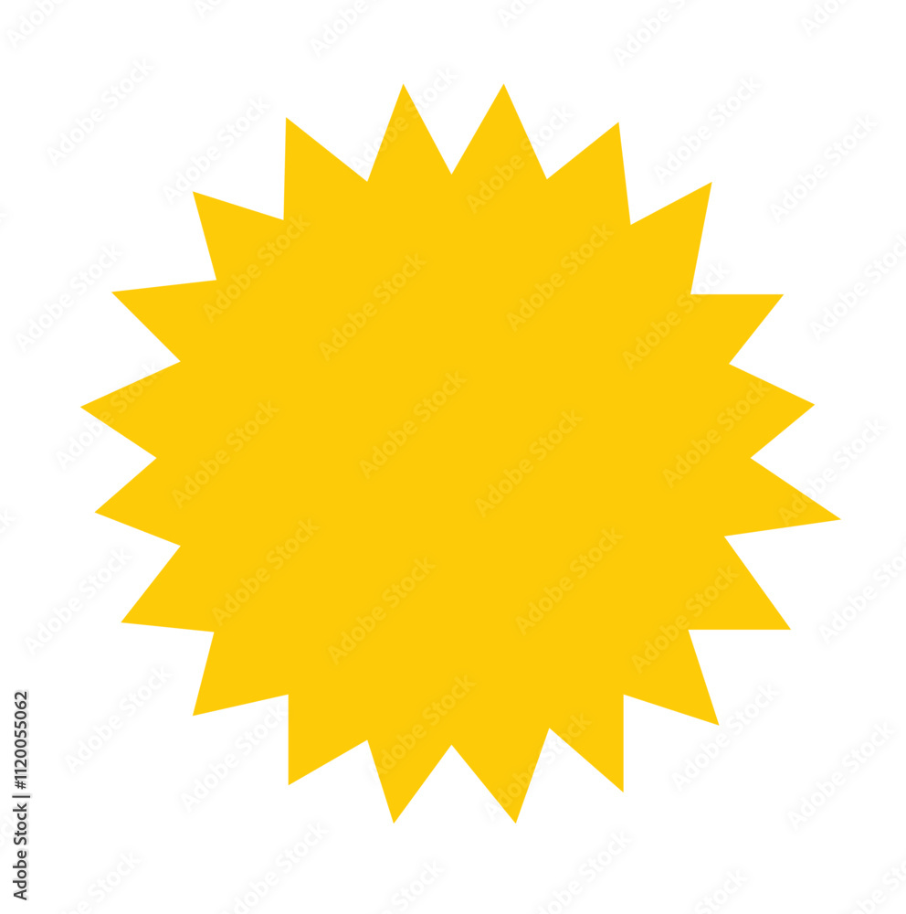 bursting shape speech bubbles set. starburst and sunburst cartoon with different color isolated on white background bursting shape speech bubbles set. starburst and sunburst cartoon with different color isolated on white background