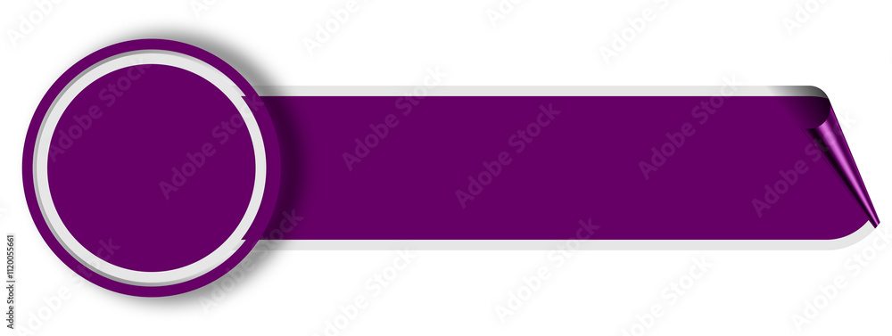 Plum Ribbon Label Graphic Design Element Plum Ribbon Label Graphic Design Element