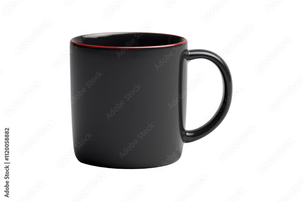 A sleek, ceramic coffee cup with a glossy finish, featuring a minimalist design and a comfortable handle. The cup is filled with steaming hot coffee, showcasing rich, dark hues. A sleek, ceramic coffee cup with a glossy finish, featuring a minimalist design and a comfortable handle. The cup is filled with steaming hot coffee, showcasing rich, dark hues.
