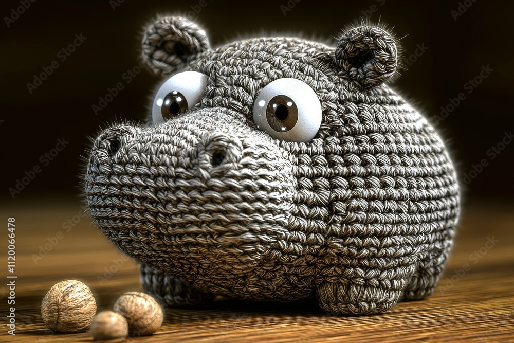**Stuffed hippopotamus toy - Knitted and available**. **Stuffed hippopotamus toy - Knitted and available**.