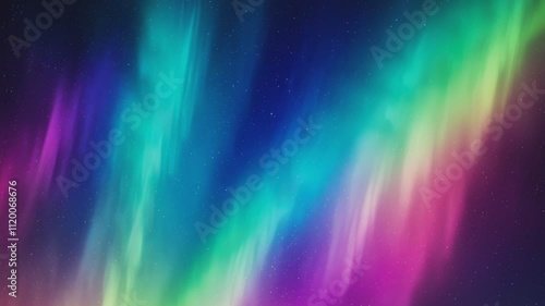 Magical Aurora Borealis: Night Sky's Vibrant Dance