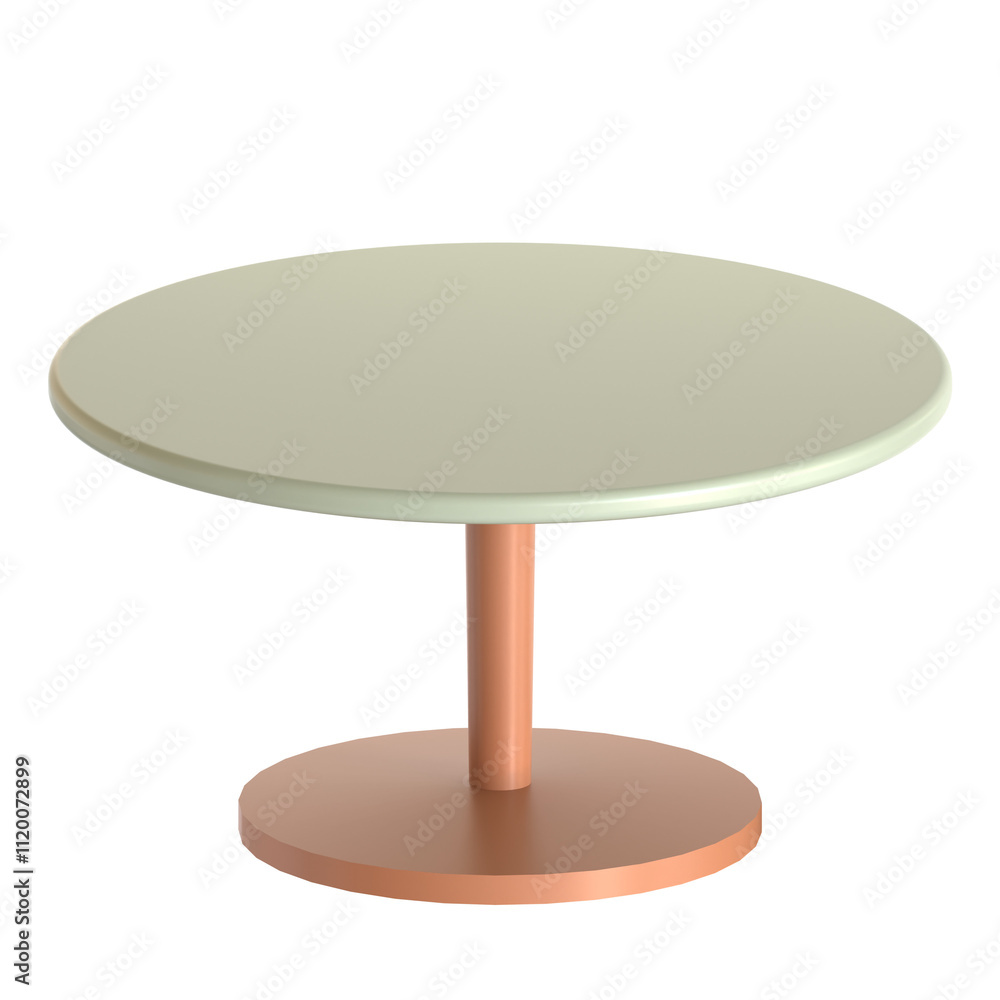 round table 3d icon illustration round table 3d icon illustration