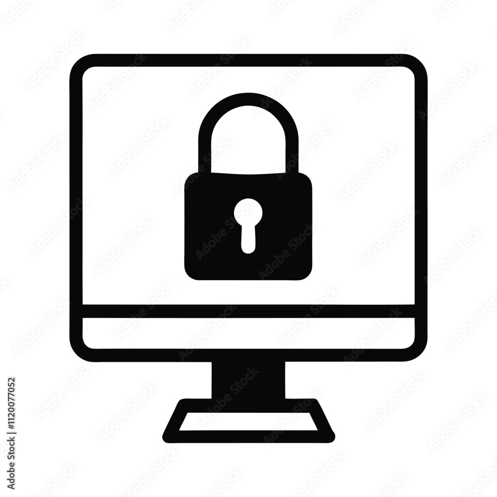 Cybersecurity Lock Icon - Network Security, Encryption, and Data Protection for Online Safety
Cybersecurity Lock Icon - Network Security, Encryption, and Data Protection for Online Safety
