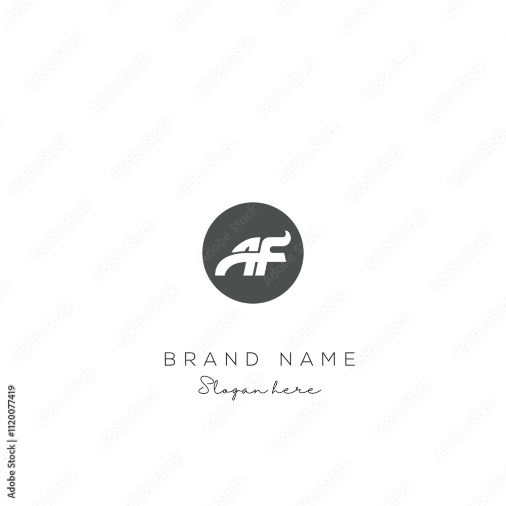AF or FA letter logo icon design. Classic style luxury initials monogram. AF or FA letter logo icon design. Classic style luxury initials monogram.