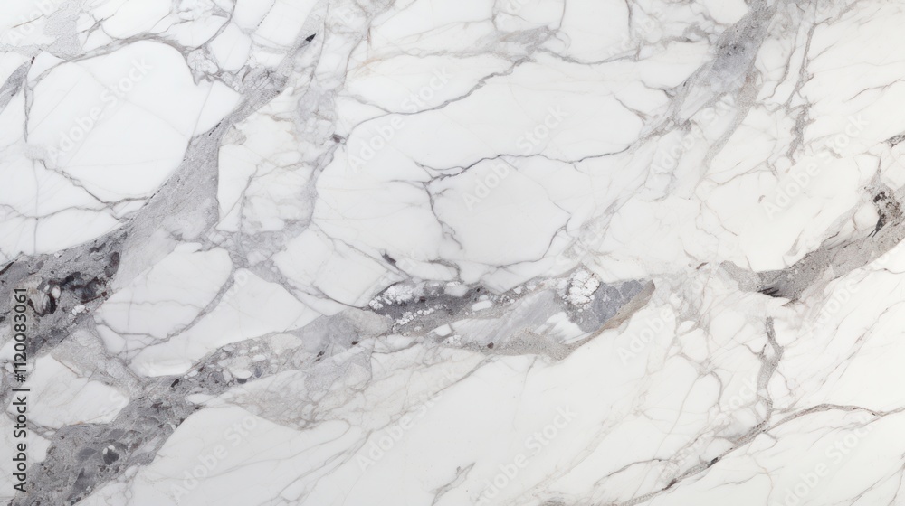 A detailed shot of white marble tile showcasing intricate textures and elegant veining in varying shades of grey isolated on white background A detailed shot of white marble tile showcasing intricate textures and elegant veining in varying shades of grey isolated on white background