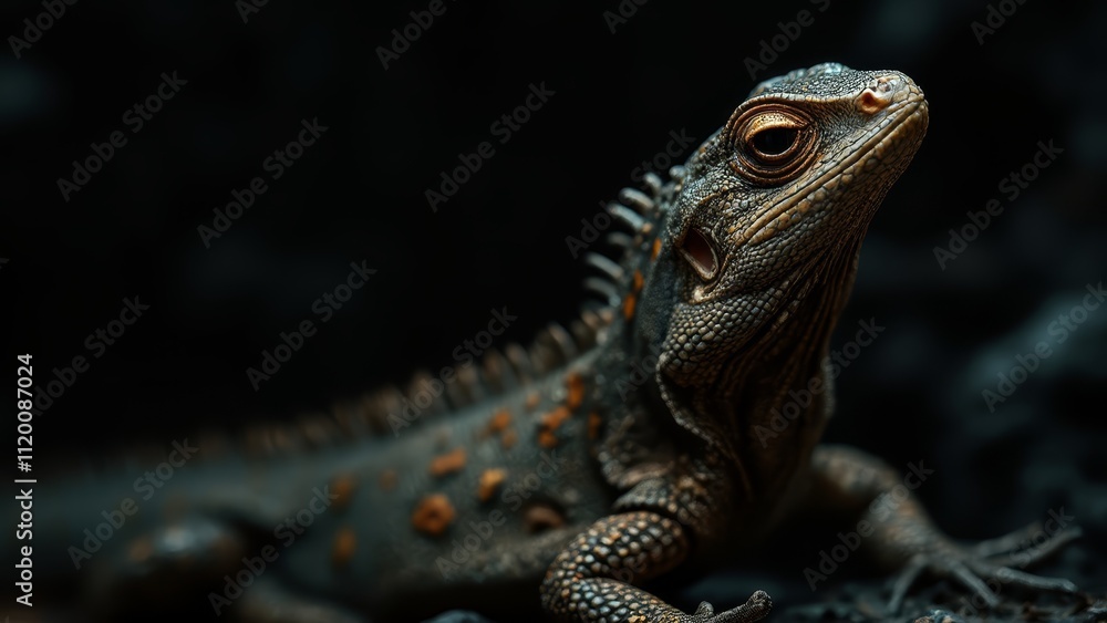 A close up of a lizard on a rock A close up of a lizard on a rock