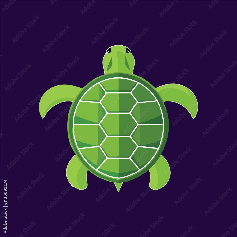 Fototapeta premium turtle with a globe