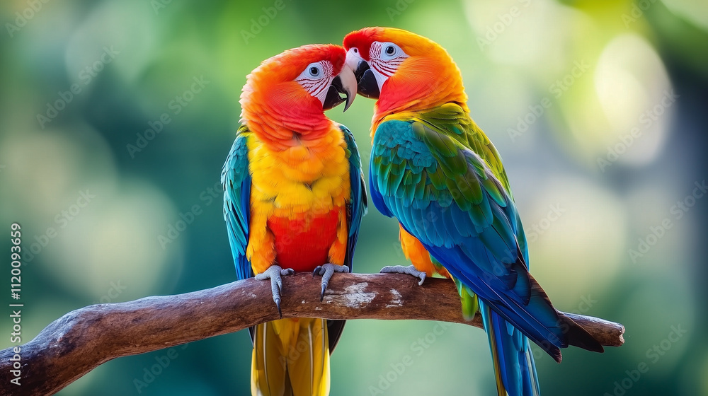 Obraz premium stunning colourful a couple
