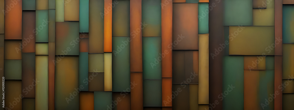 custom made wallpaper toronto digitalillustrazione sfondo con elementi astratti a tema geometrico surreale