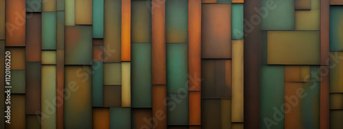 Wallpaper Mural illustrazione sfondo con elementi astratti a tema geometrico surreale Torontodigital.ca