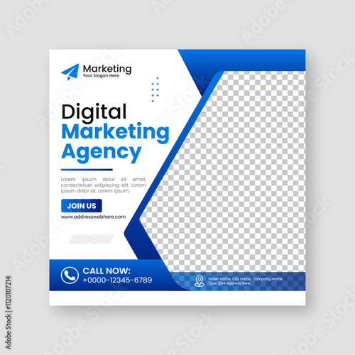 Creative and modern webinar social media posts design and minimal square banner template, ads, flyer design for your corporate company and digital marketing agency
