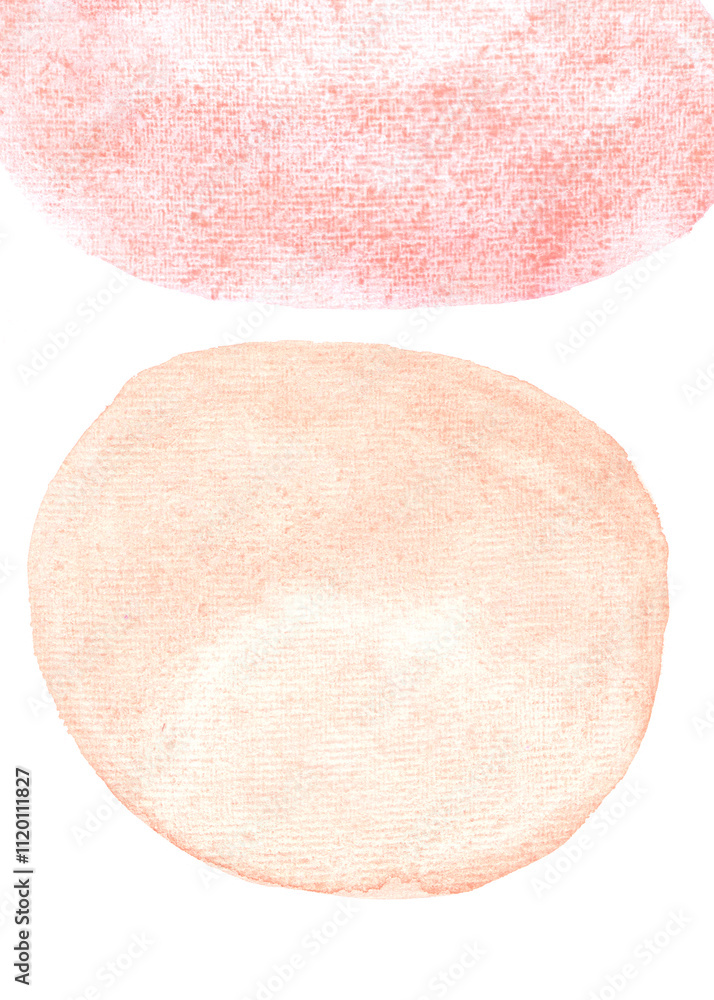 Blush pink and beige watercolor stains, vertical background Blush pink and beige watercolor stains, vertical background