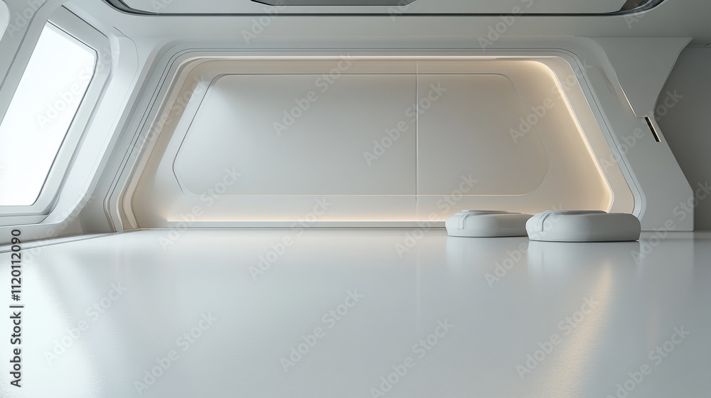 Futuristic Spaceship Interior Futuristic Spaceship Interior