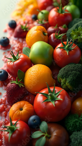 Vibrant Melty Mashup of Fruits and Vegetables