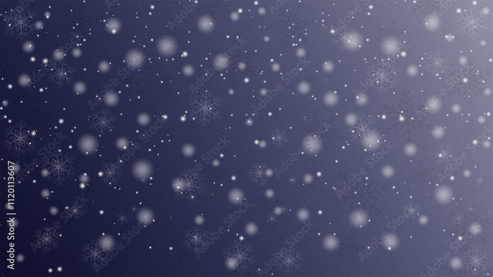 Abstract template with snowflakes, snow, bokeh on winter colors gradient background. Abstract template with snowflakes, snow, bokeh on winter colors gradient background.