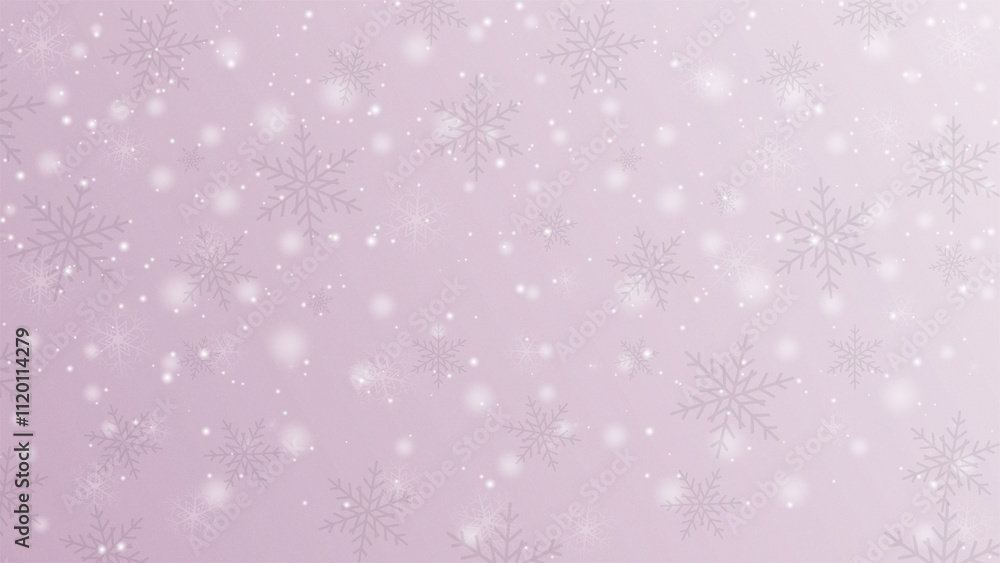 Abstract template with snowflakes, snow, bokeh on winter colors gradient background. Abstract template with snowflakes, snow, bokeh on winter colors gradient background.